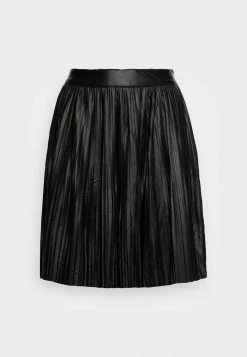 ONLY Tall ONLFIE PLEAT SKIRT - Mini Skirt - Black