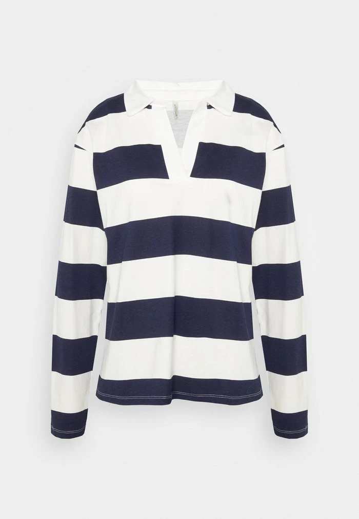 ONLY Tall ONLKIA - Long Sleeved Top - Cloud Dancer Evening Blue 3 ONLY Tall ONLKIA - Long Sleeved Top - Cloud Dancer Evening Blue