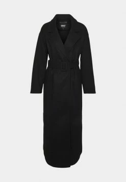 ONLY Tall ONLEMMA LONG WRAP COAT - Classic Coat - Black -ONLY Tall Shop 3de5b48c4eb04edcb98521d46f0745f5