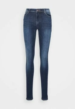 ONLY Tall ONLPUSH SHAPE LIFE - Jeans Skinny Fit - Dark Blue Denim