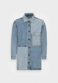 ONLY Tall ONLROSADA BLOCK SHACKET - Denim Jacket - Light Blue Denim
