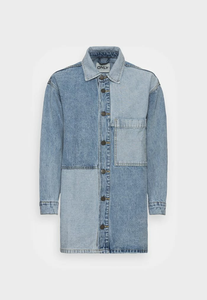 ONLY Tall ONLROSADA BLOCK SHACKET - Denim Jacket - Light Blue Denim 3 ONLY Tall ONLROSADA BLOCK SHACKET - Denim Jacket - Light Blue Denim