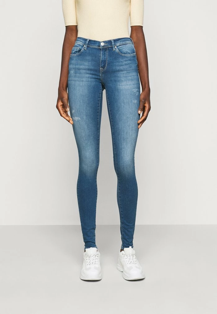 ONLY Tall ONLSHAPE LIFE - Jeans Skinny Fit - Light Medium Blue Denim 3 ONLY Tall ONLSHAPE LIFE - Jeans Skinny Fit - Light Medium Blue Denim
