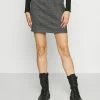 ONLY Tall ONLPOPTRASH PINZON EASY CHECK SKIRT - Mini Skirt - Dark Grey Melange -ONLY Tall Shop 43c899dfcd574f199d3de7d0d00990e8