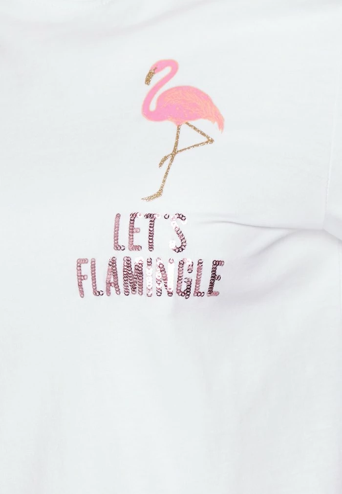 ONLY Tall ONLKITA FLAMINGLE BOX - Print T-shirt - Bright White 5 ONLY Tall ONLKITA FLAMINGLE BOX - Print T-shirt - Bright White - Image 3
