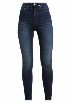 ONLY Tall ONLGOSH HIGHWAIST - Jeans Skinny Fit - Dark Blue Denim -ONLY Tall Shop 450dc1edb3664558bf0b653d30682de3