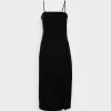 ONLY Tall ONLTORI ABBA SLIM SLIT DRESS - Cocktail Dress / Party Dress - Black