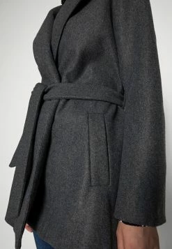 ONLY Tall ONLTRILLION BELT COATIGAN - Classic Coat - Medium Grey Melange -ONLY Tall Shop 472a1a733ee54f1a8a17d3d14b6f7e1b