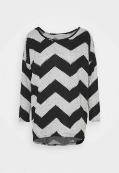 ONLY Tall ONLELCOS - Jumper - Light Grey Melange/black