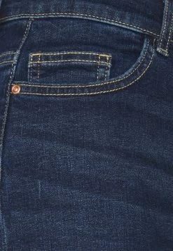 ONLY Tall ONLHUSH BUTTON TALL - Denim Shorts - Dark Blue Denim -ONLY Tall Shop 4900ca99f20b479f8e1a62c4cf2da84e