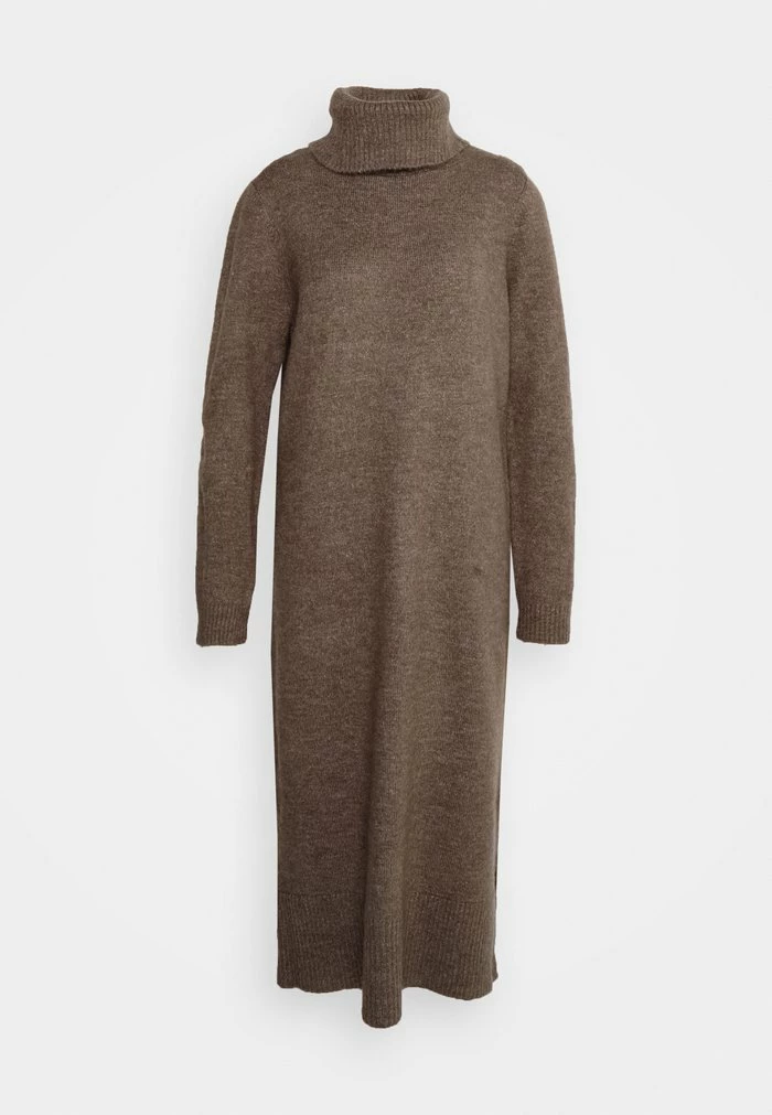 ONLY Tall ONLBRANDIE ROLL NECK DRESS - Jumper Dress - Walnut Melange 3 ONLY Tall ONLBRANDIE ROLL NECK DRESS - Jumper Dress - Walnut Melange