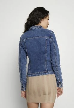ONLY Tall ONLTIA JACKET - Denim Jacket - Medium Blue Denim -ONLY Tall Shop 4b69db9ac558422a8f6ff601ac66f8f7