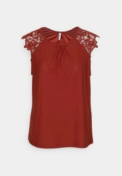 ONLY Tall ONLSILJA LIFE TOP - Blouse - Rosted Russet -ONLY Tall Shop 4bae64d56fc642bf97844e4e94af606b