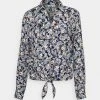 ONLY Tall ONLTAMARALIFE KNOT - Blouse - Faded Denim Seaside
