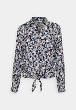 ONLY Tall ONLTAMARALIFE KNOT - Blouse - Faded Denim Seaside