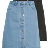 ONLY Tall ONLFARRAH REG SKIRT 2 PACK - A-line Skirt - Light Blue Denim/black Denim 1 ONLY Tall ONLFARRAH REG SKIRT 2 PACK - A-line Skirt - Light Blue Denim/black Denim -ONLY Tall Shop 532abcac814f404baf4374083a61ac71