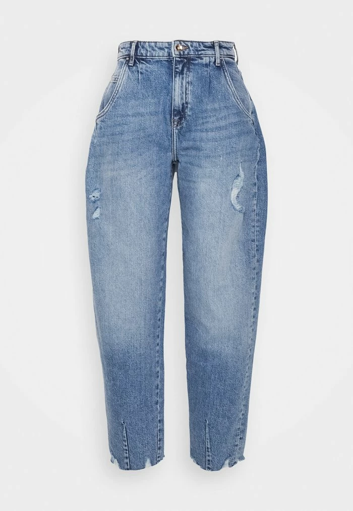 ONLY Tall ONLVERNA BALLOON RAW - Relaxed Fit Jeans - Medium Blue Denim 6 ONLY Tall ONLVERNA BALLOON RAW - Relaxed Fit Jeans - Medium Blue Denim - Image 4