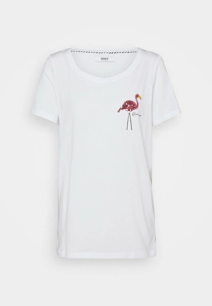 ONLY Tall ONLKITA SUMMER - Print T-shirt - White 3 ONLY Tall ONLKITA SUMMER - Print T-shirt - White