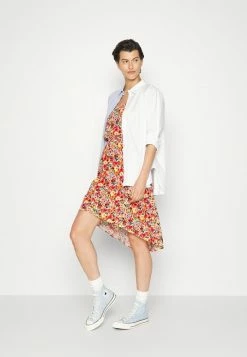 ONLY Tall ONLFREDERIKKE SARAH DRESS - Day Dress - Cloud Dancer/pink -ONLY Tall Shop 5699c7483dca46f28633f77c804d85db