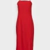 ONLY Tall ONLTORI ABBA SLIM SLIT DRESS - Cocktail Dress / Party Dress - Mars Red -ONLY Tall Shop 596cb0bac72d4c479b80ed6f7e42c00e