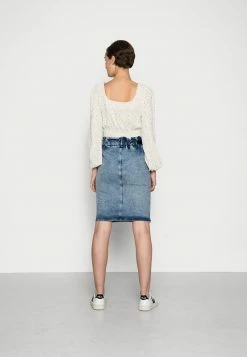 ONLY Tall ONLINC MILLIE ELAS WAISTBAND REA - Denim Skirt - Light Blue Denim 9 ONLY Tall ONLINC MILLIE ELAS WAISTBAND REA - Denim Skirt - Light Blue Denim -ONLY Tall Shop 59b5a657992a465babcda3a3d510ab5a