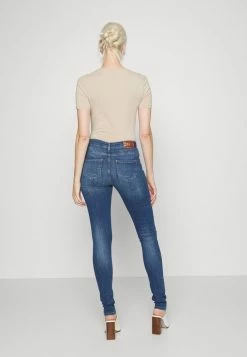 ONLY Tall POWER PUSHUP LIFE BOX - Jeans Skinny Fit - Dark Blue Denim -ONLY Tall Shop 5aa4c36560484e10b0eec2ba532f7179