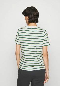 ONLY Tall ONLINC LIFE O-NECK STRIPE TEE - Print T-shirt - White/mallard Green/dusky Citron -ONLY Tall Shop 5ab7006f34954d049308eb856f02f7bf