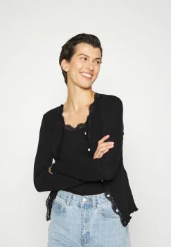 ONLY Tall ONLMICHELA CARDIGAN - Cardigan - Black -ONLY Tall Shop 5af5a047f3514a3b8bfd7352bbc373f1