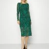 ONLY Tall ONLAMBER SLIT DRESS - Day Dress - Simply Green -ONLY Tall Shop 5ba0c65bbc004b80b8a91fd8a5200536
