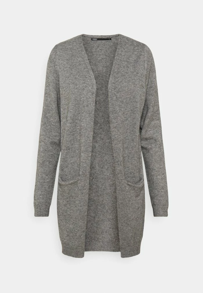 ONLY Tall ONLQUEEN LONG CARDIGAN - Cardigan - Medium Grey Melange 3 ONLY Tall ONLQUEEN LONG CARDIGAN - Cardigan - Medium Grey Melange