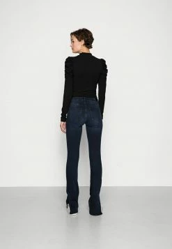 ONLY Tall LIFE MID FLARED SLIT - Slim Fit Jeans - Blue Black Denim -ONLY Tall Shop 5c781ad7629c4404889fb10f3b4f858f