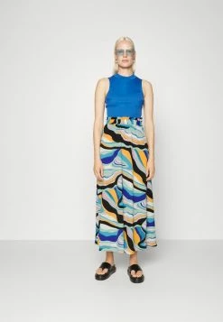 ONLY Tall ONLNOVA LUX LONG SKIRT - A-line Skirt - Surf The Web -ONLY Tall Shop 5ce9031a5e64464c8dd8c2d7f2c85238