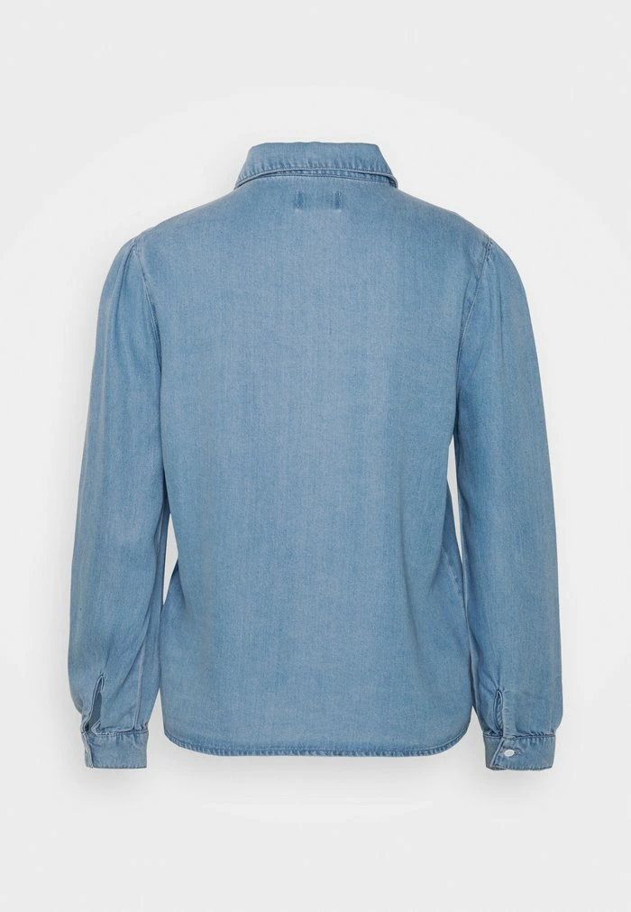 ONLY Tall ONLBILLIE LIFE - Button-down Blouse - Medium Blue Denim 4 ONLY Tall ONLBILLIE LIFE - Button-down Blouse - Medium Blue Denim - Image 2