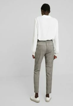 ONLY Tall ONLPOPTRASH EASY SAVIL CHECK PANT - Trousers - Black/merlot/adobe -ONLY Tall Shop 61469d905e984671b9dc0424d6d15187