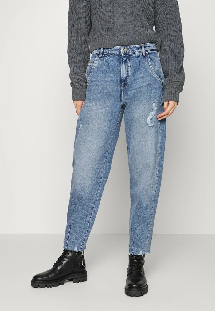 ONLY Tall ONLVERNA BALLOON RAW - Relaxed Fit Jeans - Medium Blue Denim 3 ONLY Tall ONLVERNA BALLOON RAW - Relaxed Fit Jeans - Medium Blue Denim