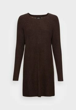 ONLY Tall ONLCAROL DRESS - Jumper Dress - Chocolate Brown Melange