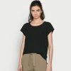 ONLY Tall ONLNOVA LUX SOLID - Basic T-shirt - Black -ONLY Tall Shop 641740a854af4795a343283bd444e864