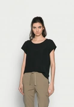 ONLY Tall ONLNOVA LUX SOLID - Basic T-shirt - Black