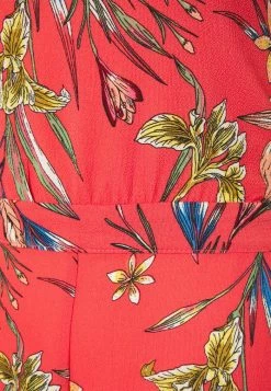 ONLY Tall ONLNOVA LUX MALIBU PLAYSUIT - Jumpsuit - Mineral Red Bright Tropical -ONLY Tall Shop 646b2eeebd7848758d1083d1be837036