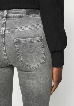 ONLY Tall ONLBLUSH LIFE BUTTON - Jeans Skinny Fit - Grey Denim -ONLY Tall Shop 64b3aa3a4b844dbd899857cb9593ff0d