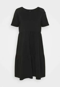 ONLY Tall ONLAYCA PEPLUM DRESS - Jersey Dress - Black -ONLY Tall Shop 652aad8e83564c859deada2d68d8eeac