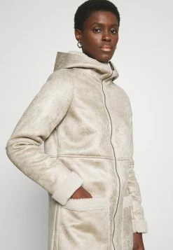 ONLY Tall ONLALBERTE BONDED COAT - Short Coat - Pumice Stone -ONLY Tall Shop 655b7d1969854139847327acd3c47d49