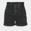 ONLY Tall ONLCUBA LIFE PAPERBAG - Denim Shorts - Black -ONLY Tall Shop 657a68fc04b04d4880efac98c5f3e0f0