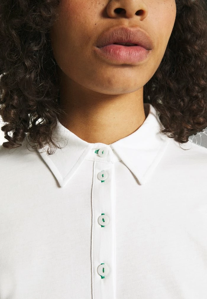 ONLY Tall ONLLIMA - Polo Shirt - White/green 9 ONLY Tall ONLLIMA - Polo Shirt - White/green - Image 7
