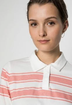 ONLY Tall ONLINCBEATE STRIPE TEE - Polo Shirt - Cloud Dancer/rosette -ONLY Tall Shop 660a485b1c82416896d3b05ddcdd07d9