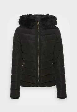 ONLY Tall ONLNEWELLAN QUILTED HOOD JACKET - Winter Jacket - Black