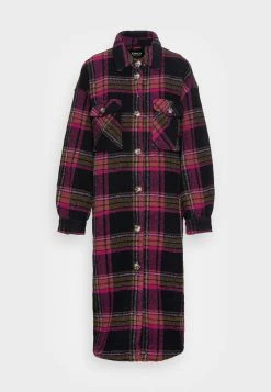 ONLY Tall ONLANDREA LONG SHACKET - Classic Coat - Very Berry/moonless Night