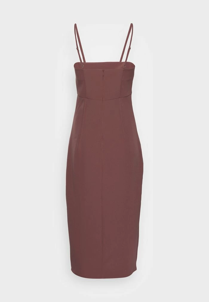 ONLY Tall ONLTORI ABBA SLIM SLIT DRESS - Cocktail Dress / Party Dress - Rose Brown 4 ONLY Tall ONLTORI ABBA SLIM SLIT DRESS - Cocktail Dress / Party Dress - Rose Brown - Image 2