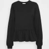 ONLY Tall ONLAMY FLOUNCE - Sweatshirt - Black -ONLY Tall Shop 6875542d5cc845a281531ee1046f6186