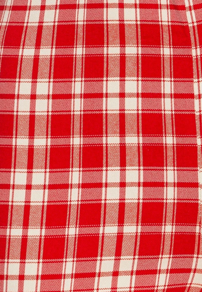 ONLY Tall ONLMEGHAN LIFE CHECK - Trousers - Oatmeal/red 5 ONLY Tall ONLMEGHAN LIFE CHECK - Trousers - Oatmeal/red - Image 3